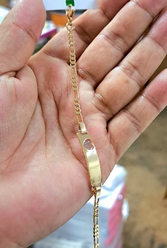 pulsera corazon para niñas xuping jewerly rose 14+3cm