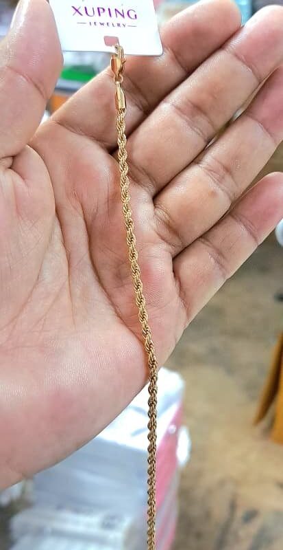 pulsera cuerda 19cm xuping jewerly rose