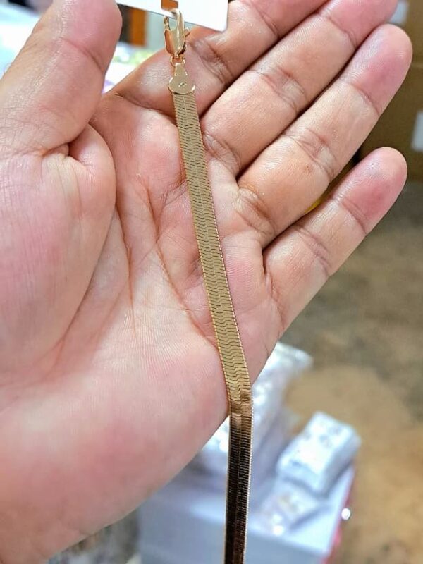 pulsera plana snake+ regulador xuping jewerly rose