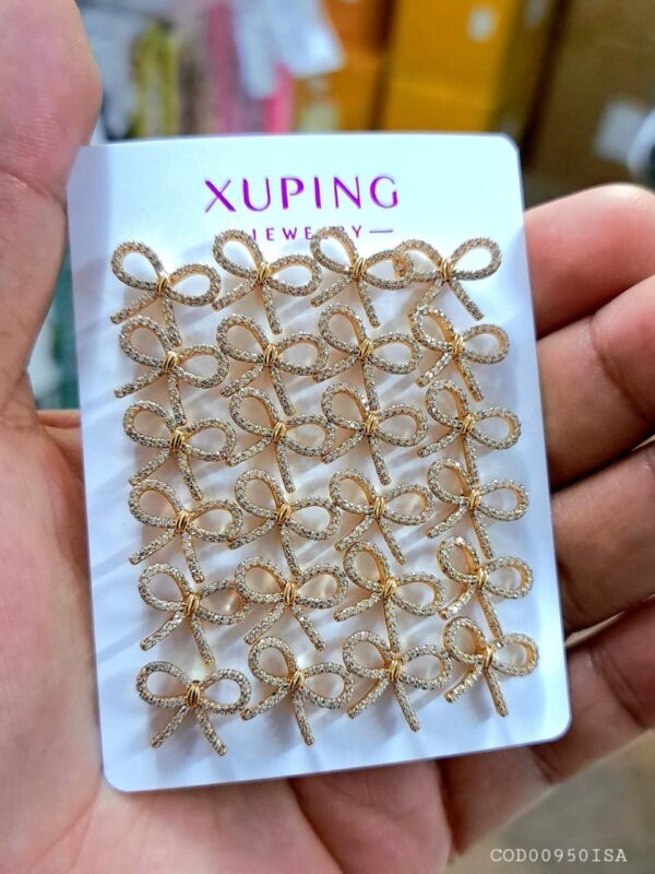 arete liston lazo xuping jewerly rose