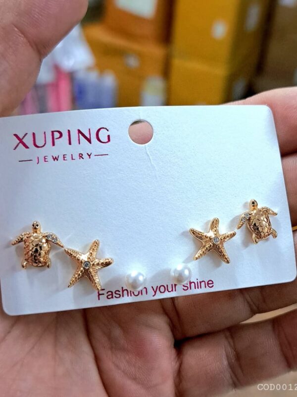 juego aretes marino xuping jewerly rose