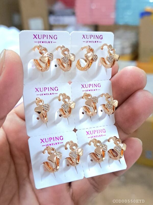 argolla trebol xuping jewerly rose