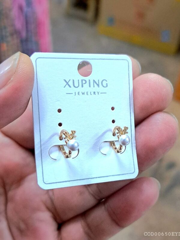 argolla reno perla navidad xuping jewerly rose