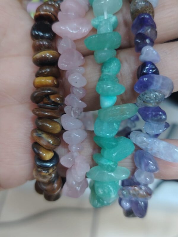 pulsera elásticas con pedrería