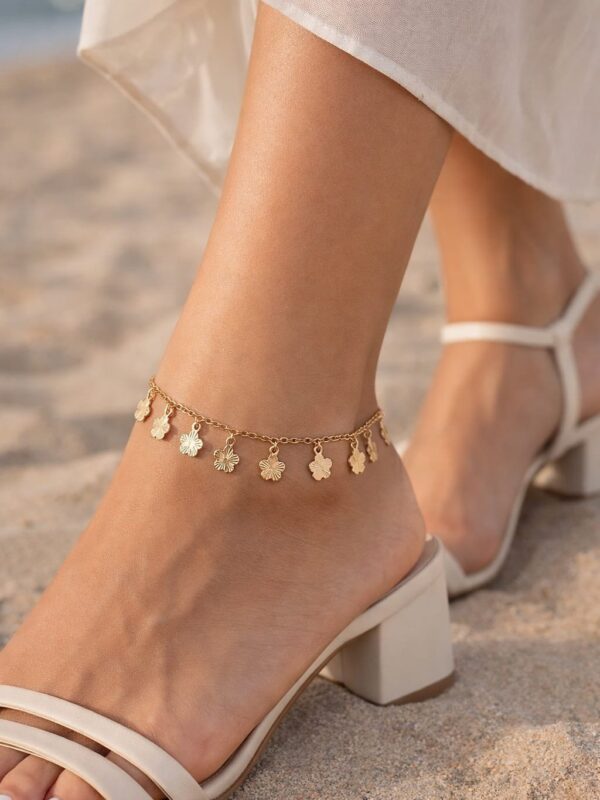 tobillera flores xuping jewerly rose