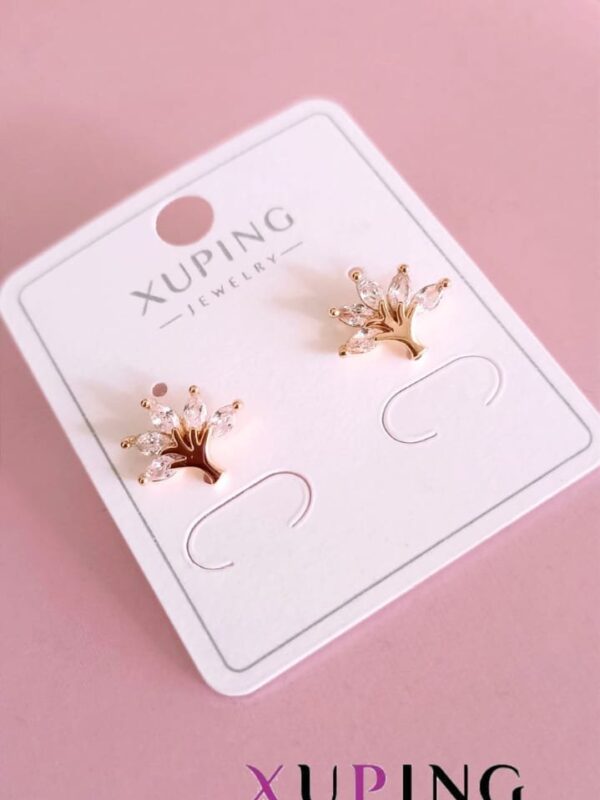 arete arbol xuping jewerly rose