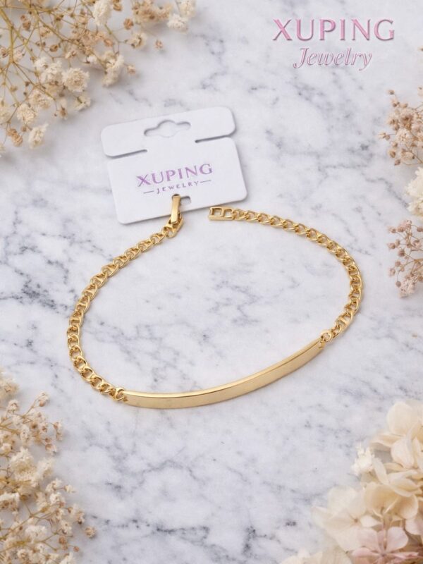 73f68e4a-b8c1-422f-8f7f-c19935428406 pulsera 19cm placa xuping jewerly rose, esclava