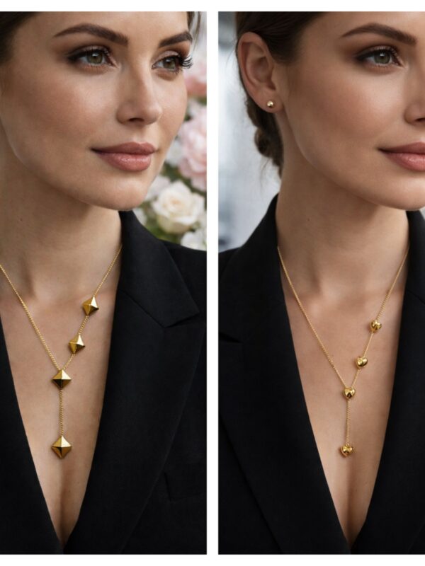 WhatsApp Image 2026-02-18 at 10.02.48 AM (1) collar corazon, rombo acero dorado