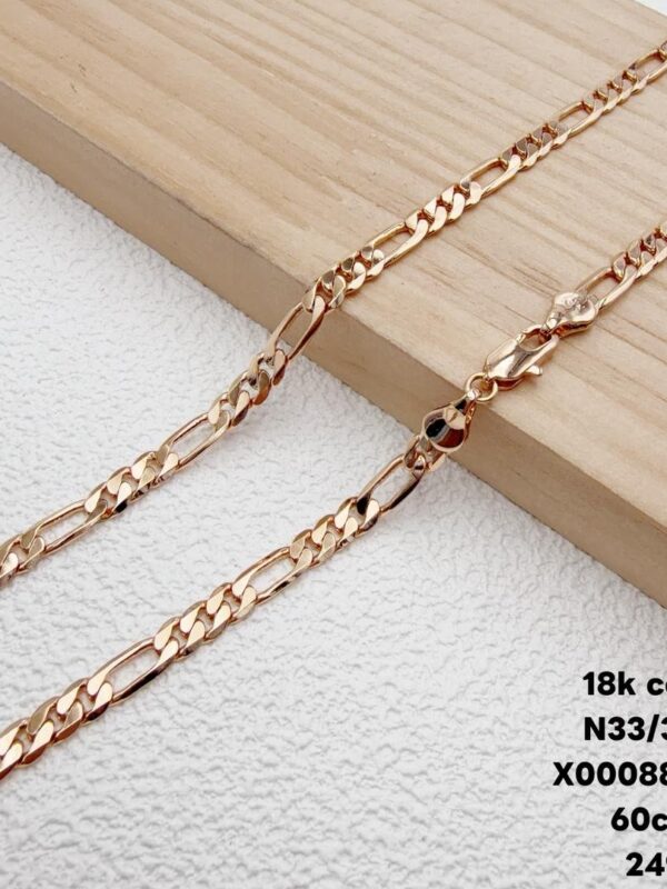 cadena cartier 5mm,60cm y 70cm xuping jewerly rose collar