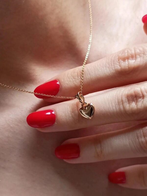 collar corazón xuping jewerly rose