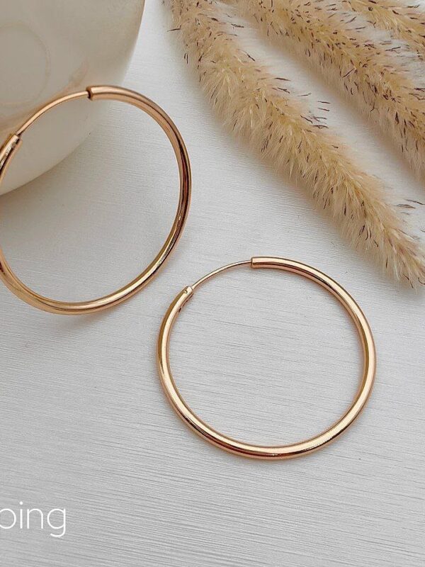 Aro Indu básico arete xuping jewerly rose 20,25mm