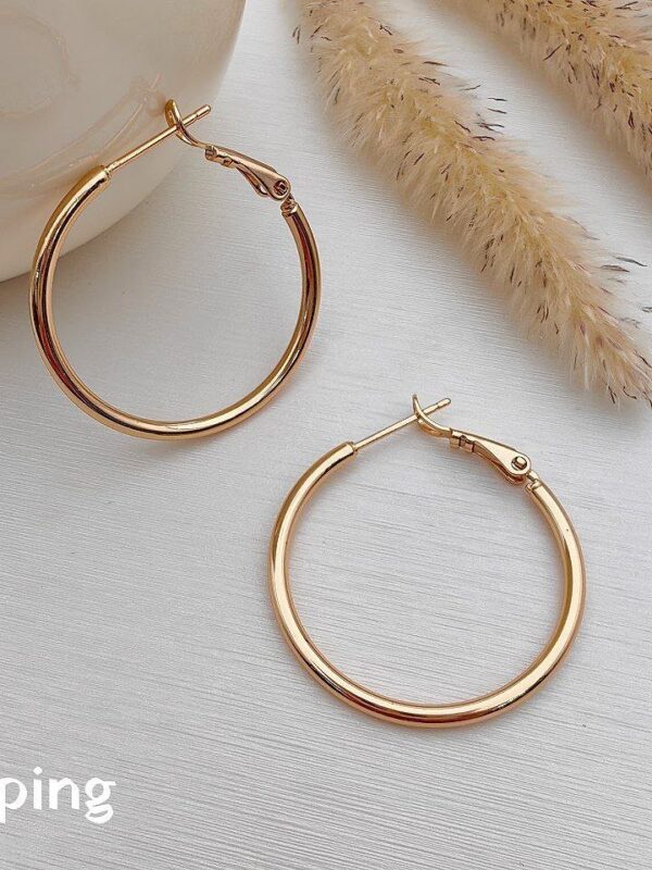 Aro básico arete xuping jewerly rose 20,25,30,35mm