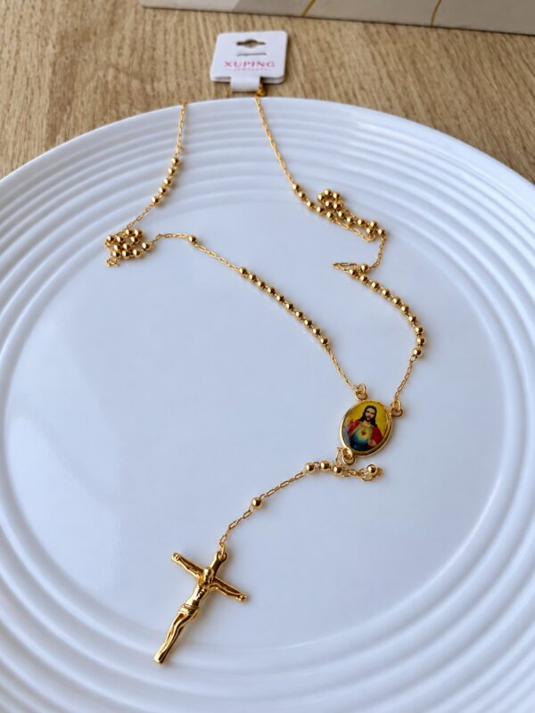 rosario 60cm/4mm xuping jewerly rose