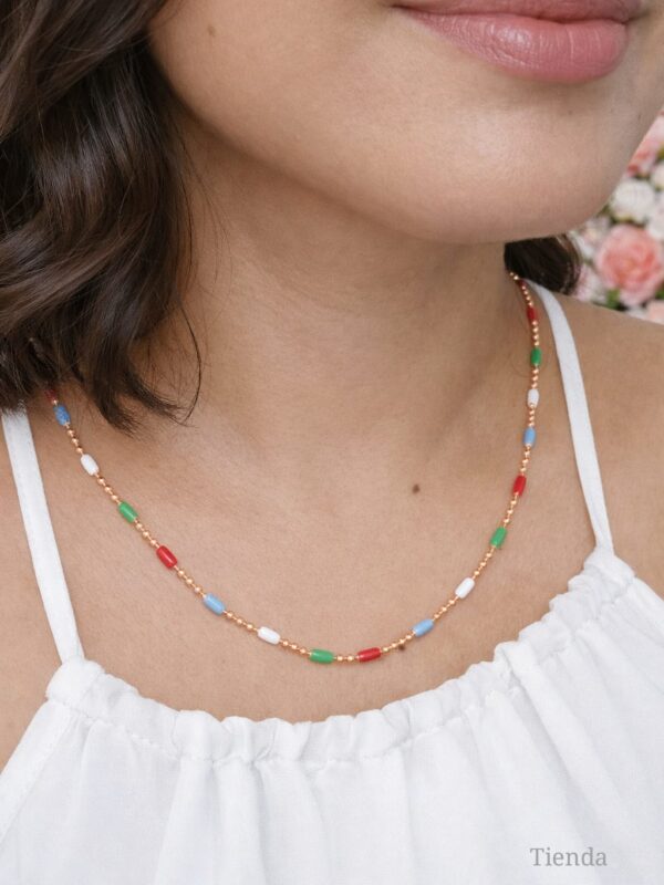 cadena colores xuping jewerly rose 50cm