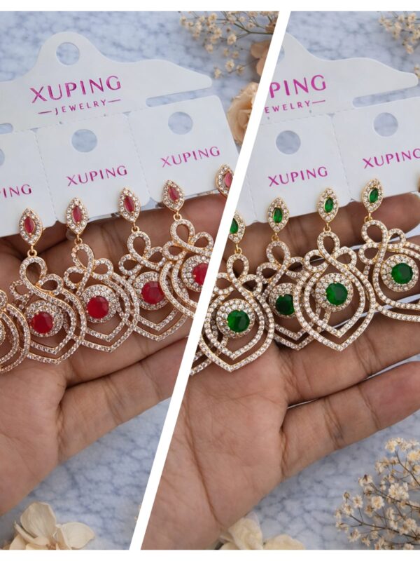 arete turcos xuping jewerly rose