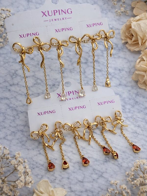 arete lazo liston xuping jewerly rose