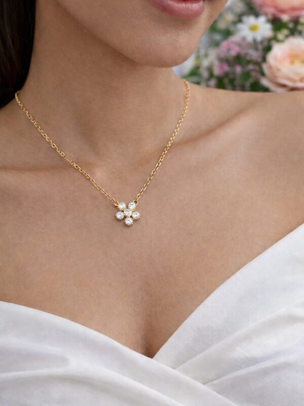 collar flores xuping jewerly rose