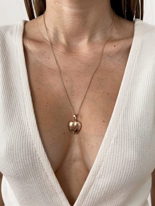 f22d218b-99dc-4985-9be6-874be3a60ff8 Cadena panzer + dije corazon I❤️U rose xuping jewelry