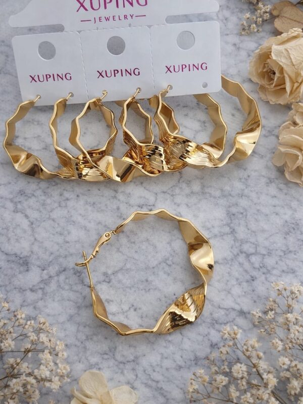 arete 35mm chunky xuping jewerly rose