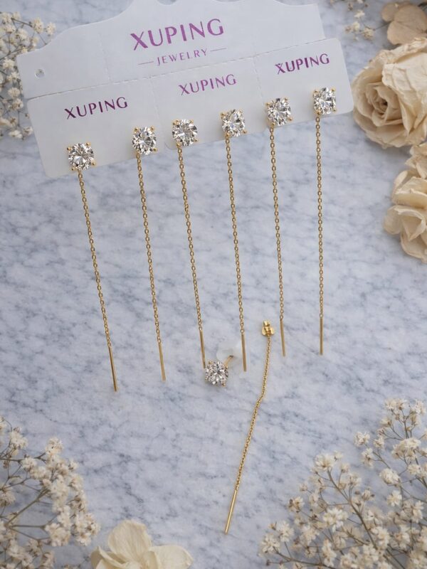 arete punto de luz xuping jewerly rose