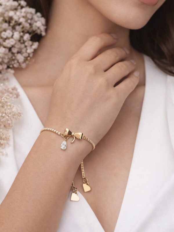 pulsera regulable lazo xuping jewerly rose