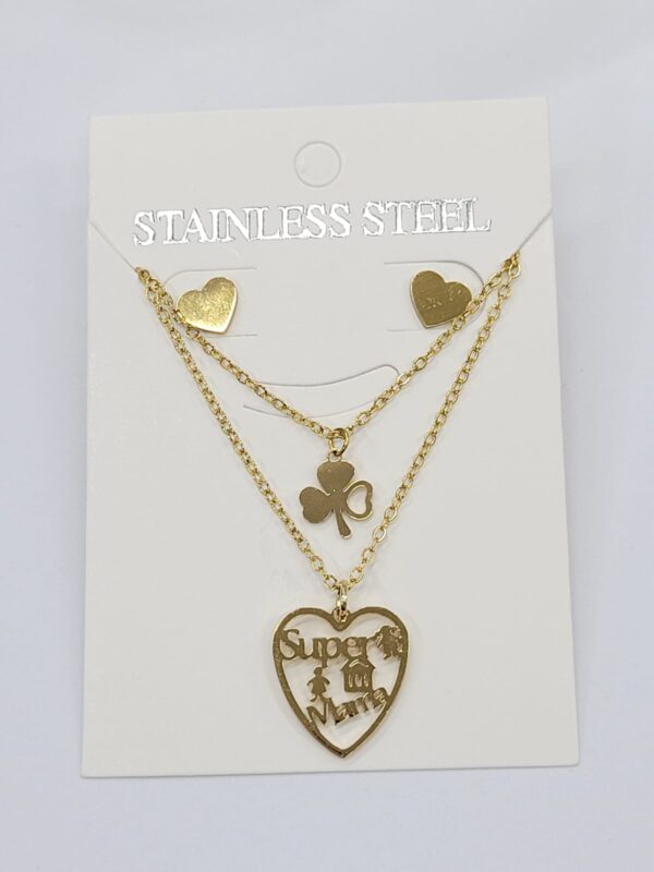 Juegos doble caída día de la madre 🩷🥰 mamá. acero dorado