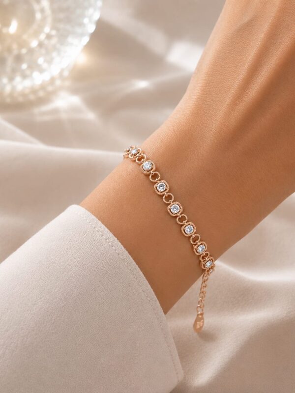 pulsera puntos de luz xuping jewerly rose