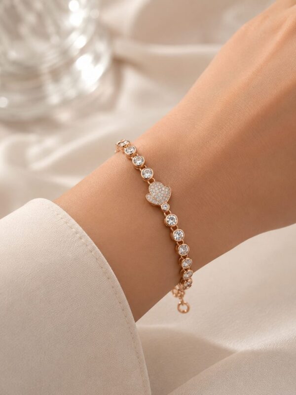 pulsera puntos de luz xuping jewerly rose