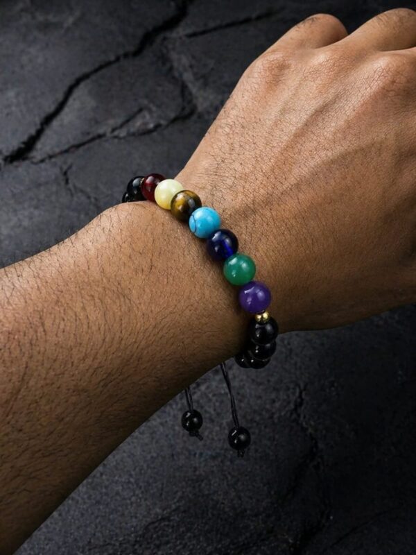 pulsera regulable 7 chacras Hilo chino
