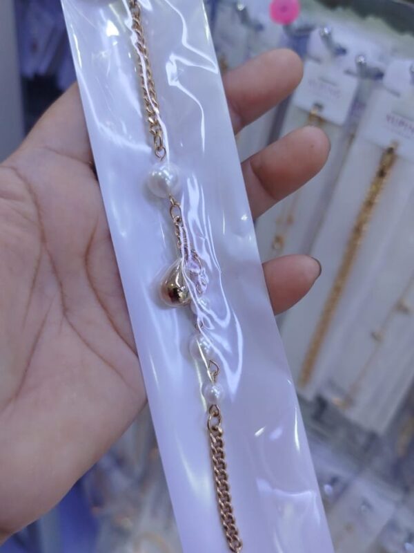 pulsera perla gota xuping jewerly rose