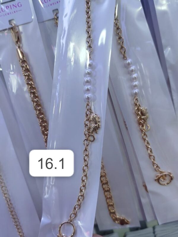 pulsera perlas broche T xuping jewelry rose