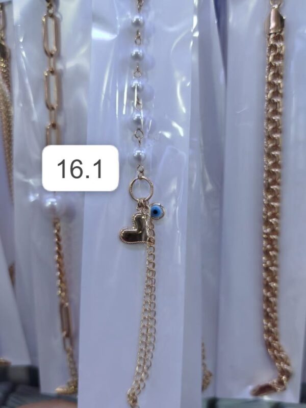 pulsera perlas ojo xuping jewelry rose
