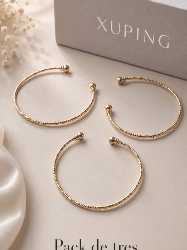2026/05/IMG-20260519-WA0566.jpg Pack de 3 unds puñeras Xuping Jewerly rose pulseras
