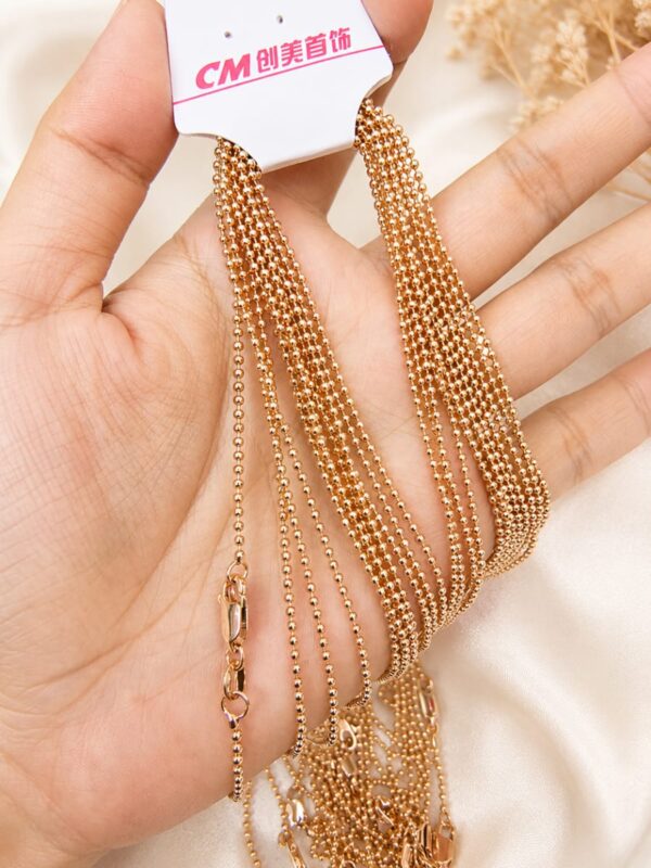 a96a2d2e-66e4-47f3-9745-27856a51380e cadena 45cm CM jewerly rose, billas 1mm