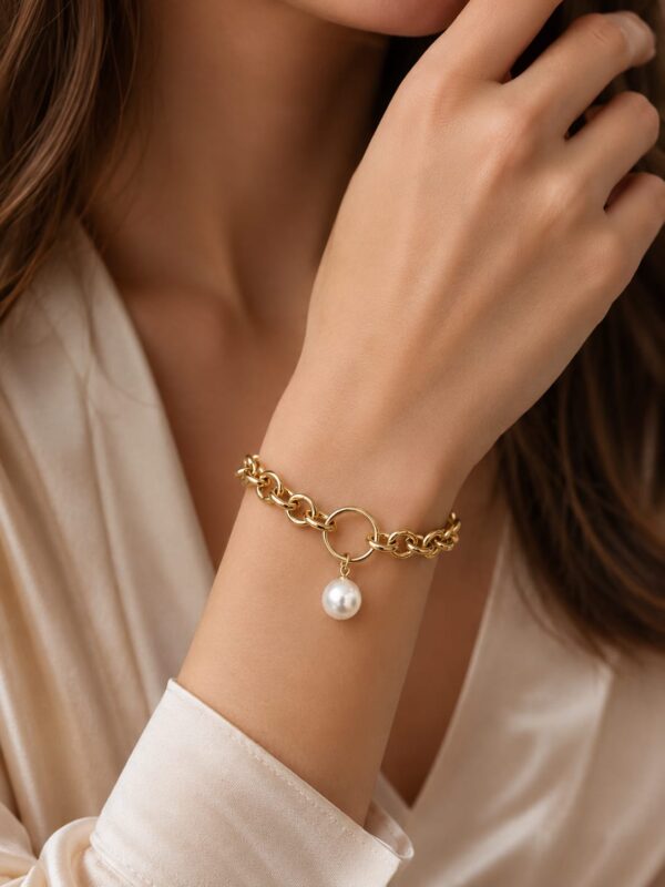 pulsera broche Tm perlas xuping jewerly rose
