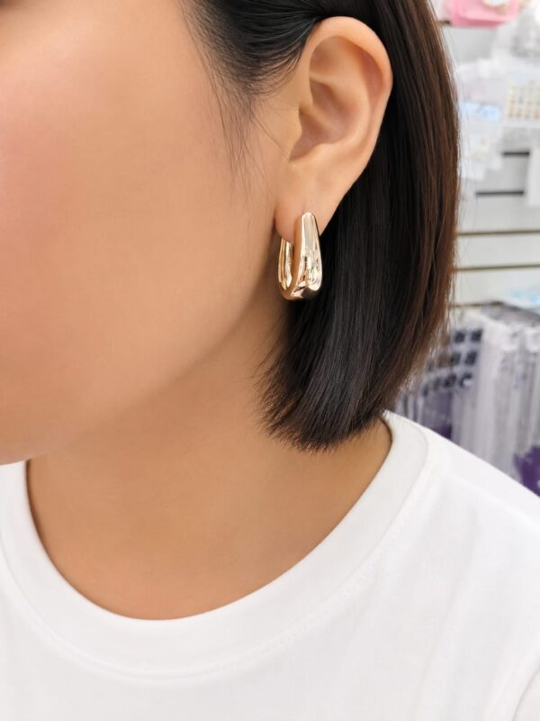 arete chunky xuping jewerly rose