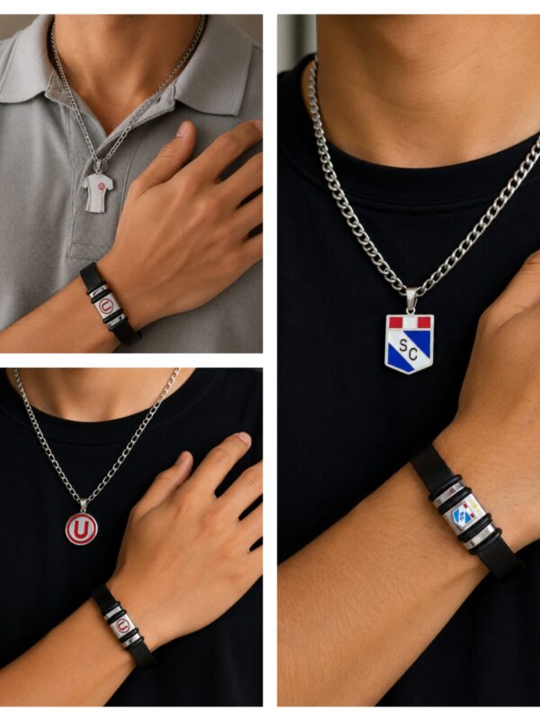 ea1c0490-32f3-4581-b8b2-01a5655e41c0 Pack Papá deporte (collar+pulsera+caja reloj) acero plateado