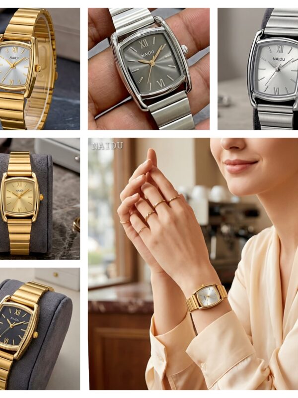 relojes acero dama