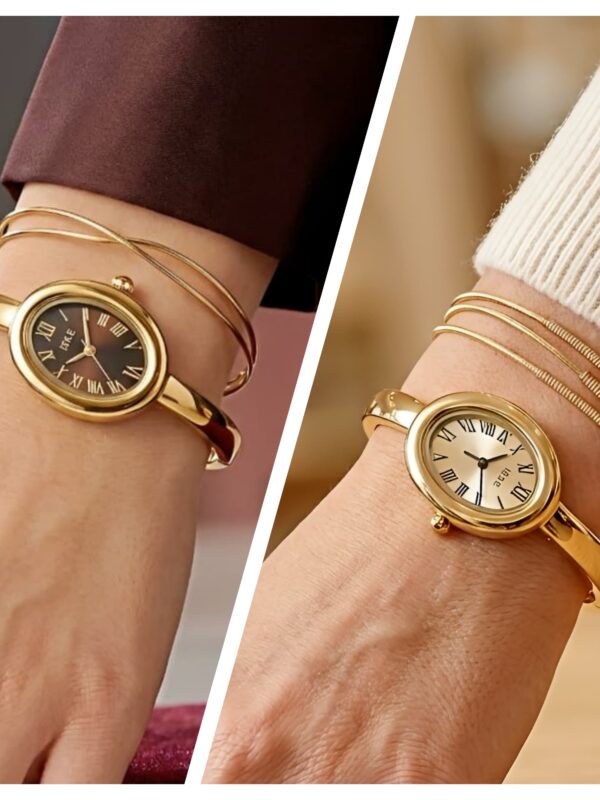 reloj puñera acero  damas
