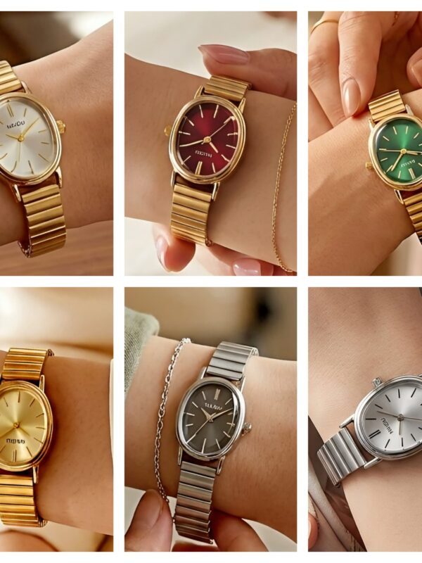 relojes acero damas