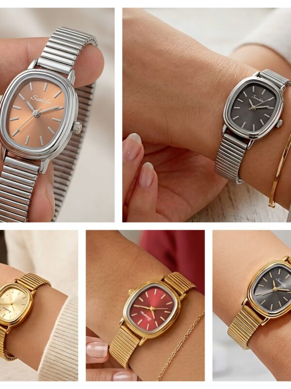 reloj acero dama