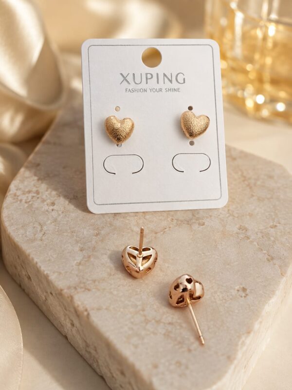 324fc2bd-cdba-4d0a-aca2-f7f32b42a188 arete corazon bombita jaspeada xuping jewerly rose