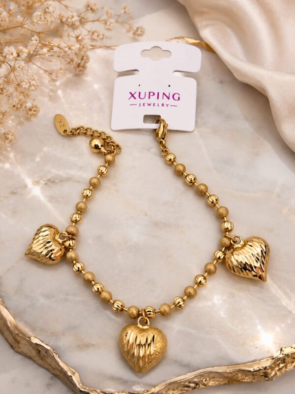 596dfcd8-9396-4cf9-8ebd-2c458b720fab pulsera billas corazon bombita xuping jewerly rose