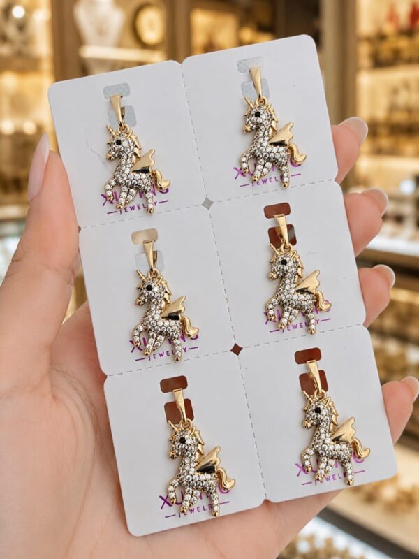 8a093522-f8e7-44b2-ba41-9a02c8cd4a3f dije unicornio xuping jewerly rose , niñas