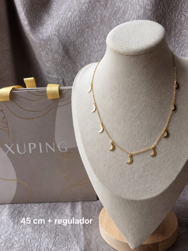 WhatsApp Image 2026-08-05 at 5.14.13 PM Collar luna XUPING JEWERLY rose - RX (45cm+ extension)