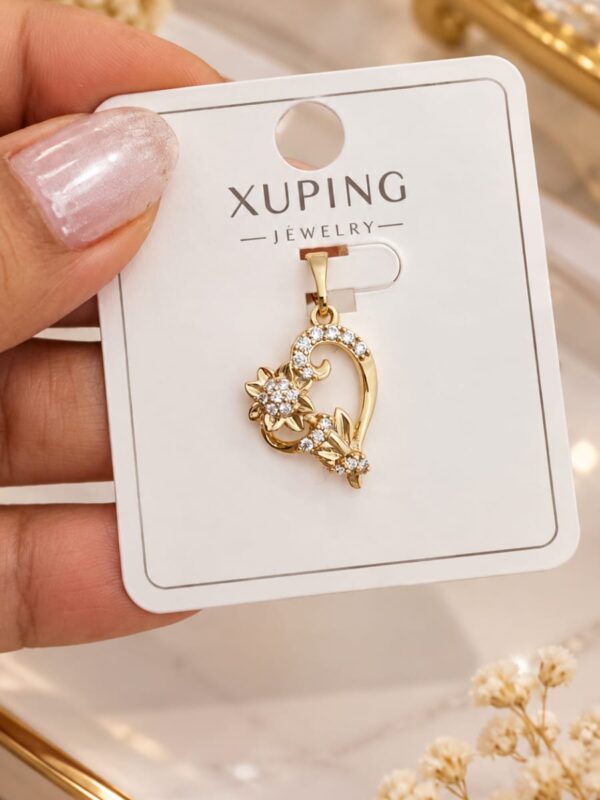 dije girasol corazon xuping jewerly rose