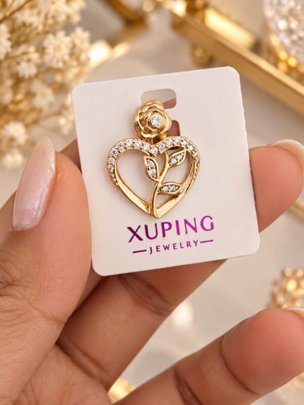 dije rosa corazon xuping jewerly rose